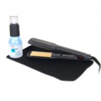 ghd salon styler hair straightener and wella iron spray